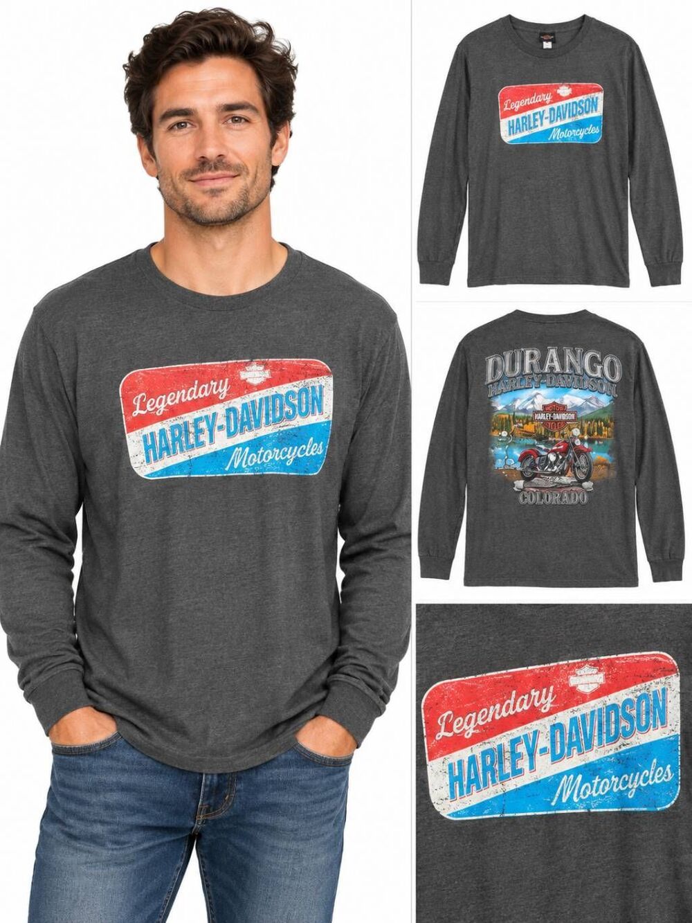 Harley Davidson Durango CO Long Sleeve Shirt XL